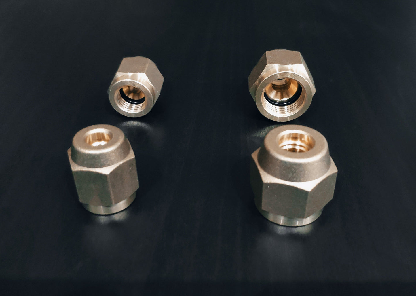 Kältemittelleitung Überwurfmuttern Verbindungsnippel EasyConnection 1/4" + 3/8"