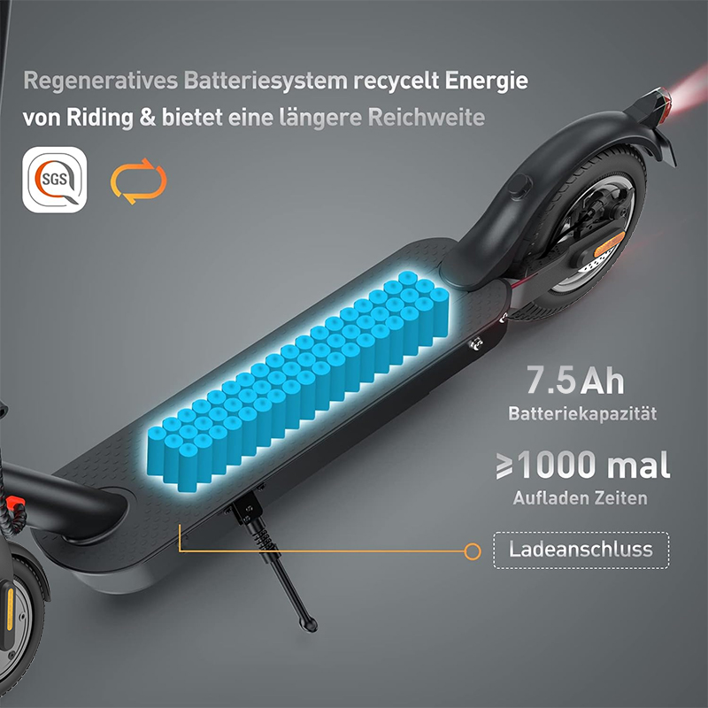 E-Scooter Elektroroller E9ABE 8,5" 350W ABE, mit Straßenzulassung 20kmh 20-30km Reichweite