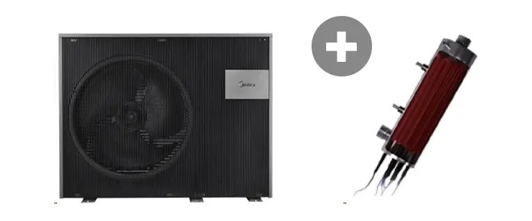 Midea 10kW Wärmepumpe M-Thermal Nature Mono MHC-V10WD2RN7-BER90 Monoblock R290