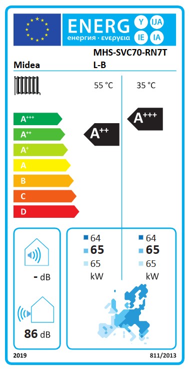 Energieeffizienzklasse für Kühlen