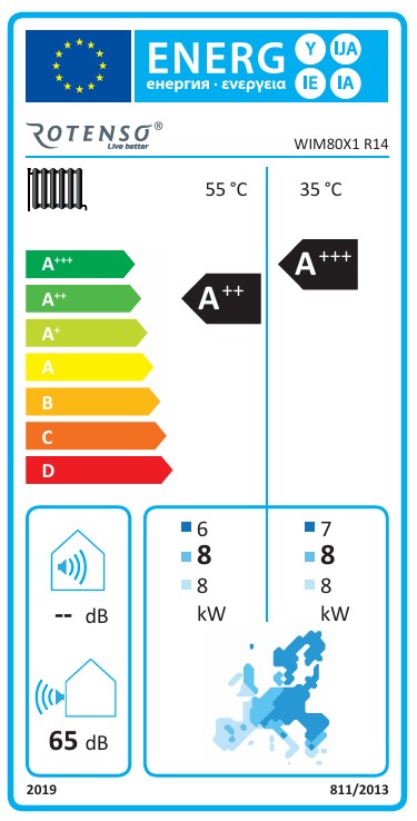 Energieeffizienzklasse für Kühlen