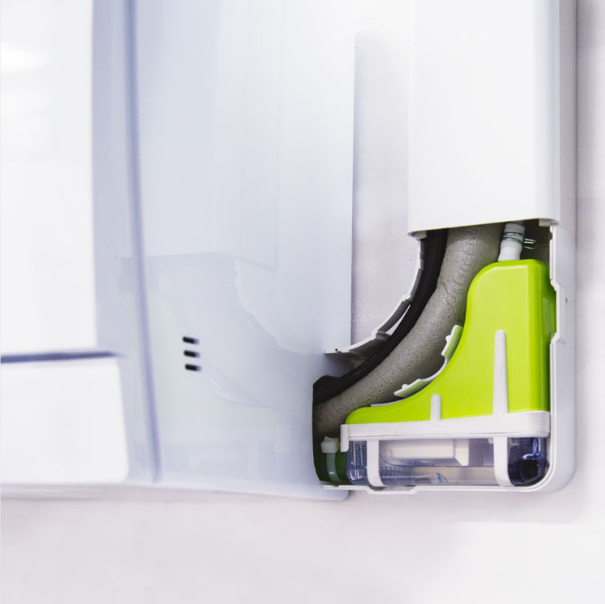 Kondensatpumpe Tauwasserpumpe ASPEN silent+ Mini Lime für Klimaanlagen