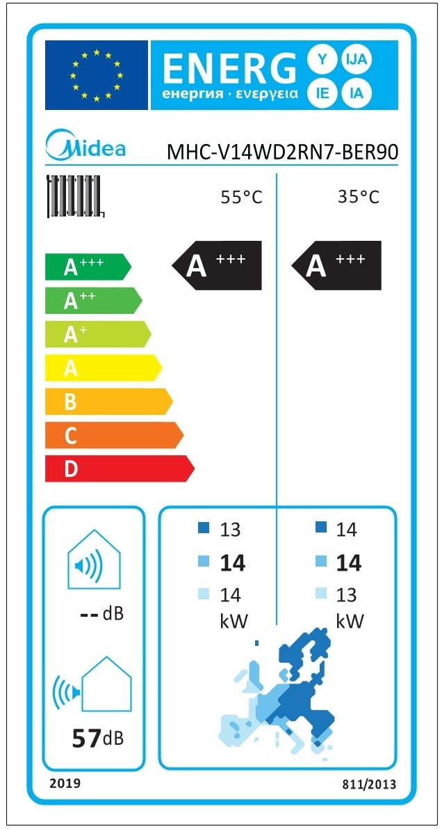 Energieeffizienzklasse für Kühlen