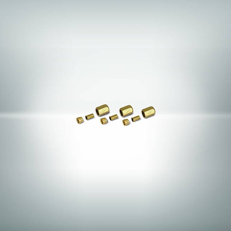 Armacell SAE-Fittinge für Kältemittelleitung 1/4" + 3/8" + 1/2" für Kupferrohr, ohne Bördeln