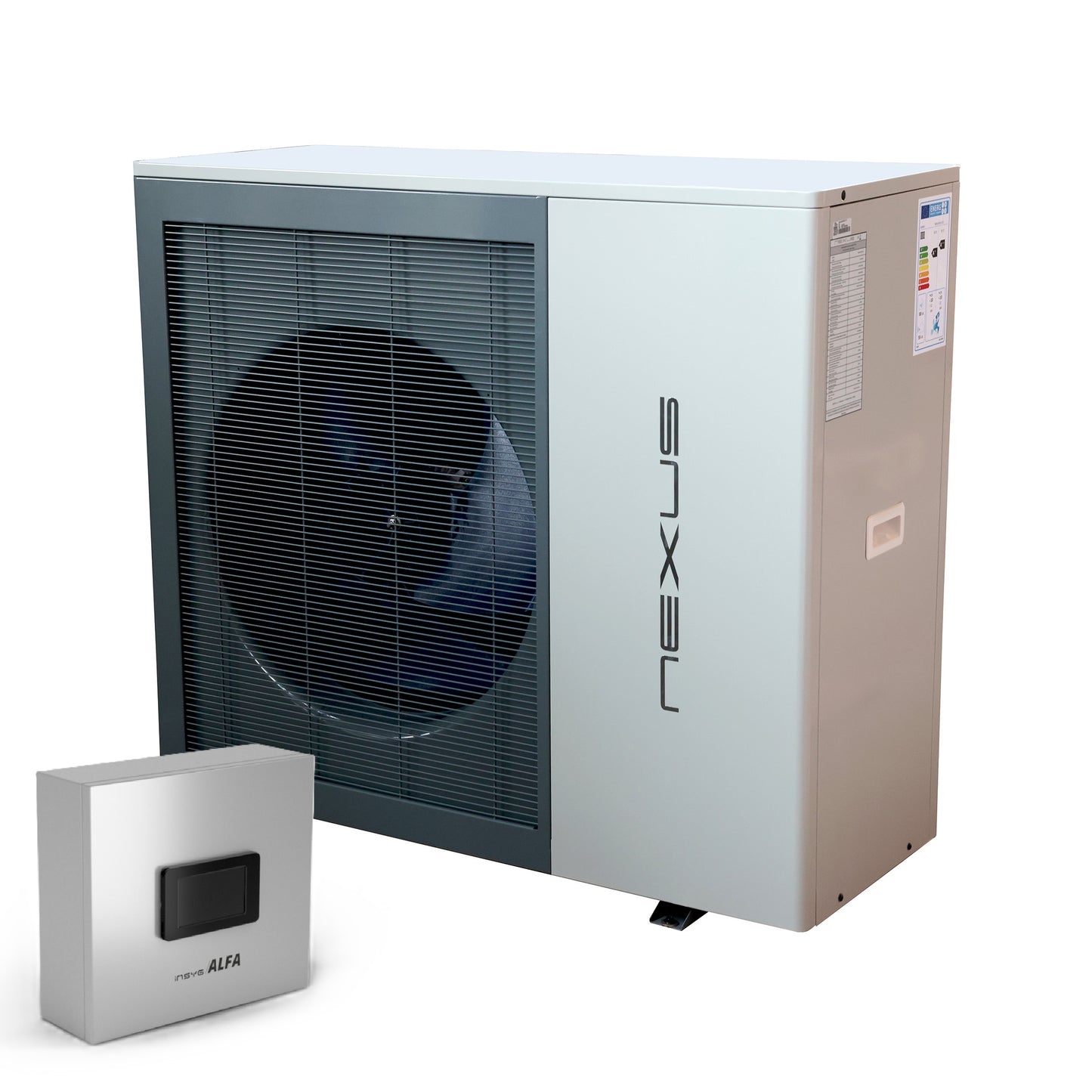 Sunex heat pump 13kW NEXUS M13 EVI R32 monoblock optional control module Insyg Cloud + hydraulic module Hydra Box