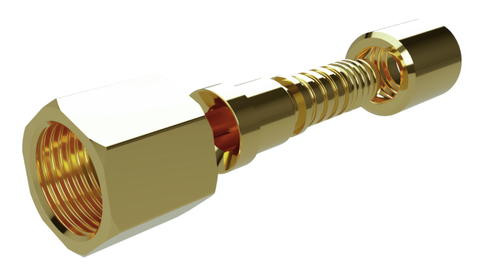 Flexible refrigerant line 6m made of thermoplastic multi-layer system 1/4"+3/8" - TÜV certified