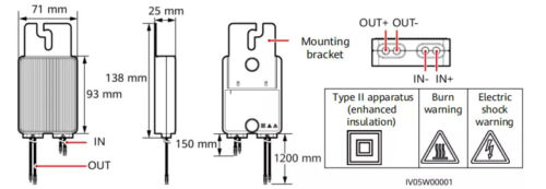 HUAWEI Smart Module Optimizer SUN2000-450W-P2 Solar PV Optimizer Controller