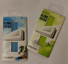 Air conditioning fragrance air freshener from Areon Clima in Green Apple and Ocean