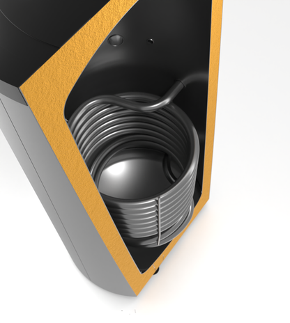 Pufferspeicher SUNEX FISH S5 X 200 bis 500 Liter mit einem Wärmetauscher