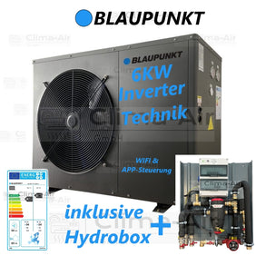 Blaupunkt BLP06P1V2MR32 Monoblock Wärmepumpe 6kW inkl. Hydrobox
