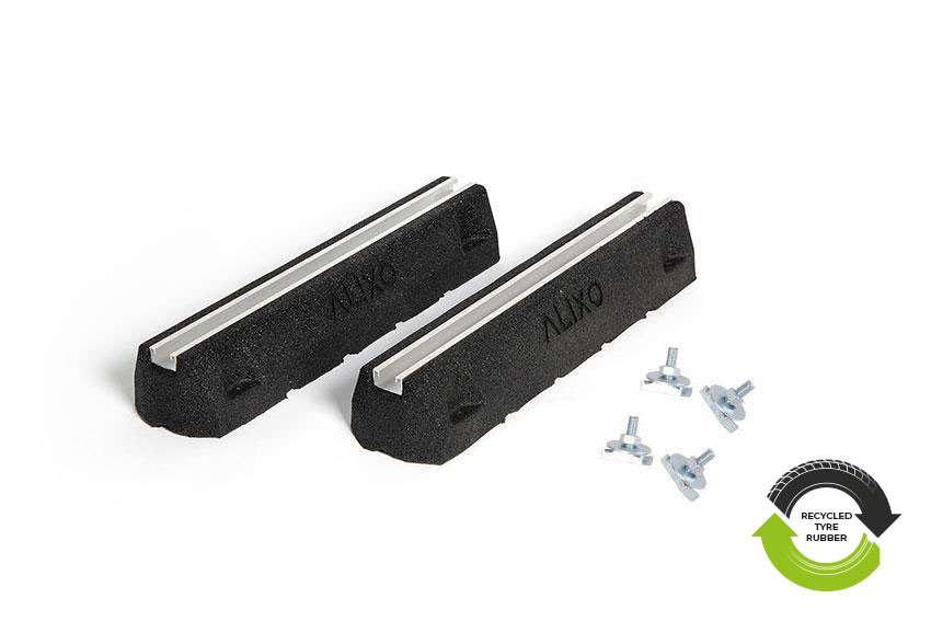 Damping base - floor bracket set 2x 600x135x100mm + 2x screw set for air conditioning | Big Foot 