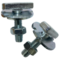 Damping base - floor bracket set 2x 600x135x100mm + 2x screw set for air conditioning | Big Foot 