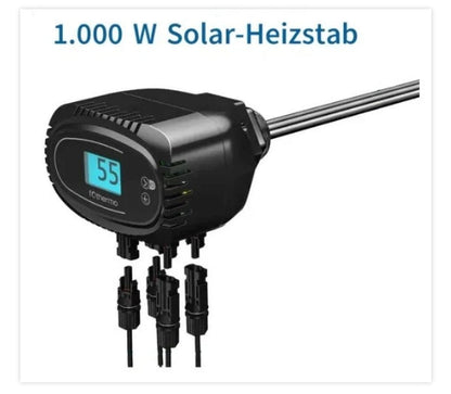 fothermo Photovoltaik Heizstab 1000 W | Solar Heizstab | PV Warmwasser | MC4