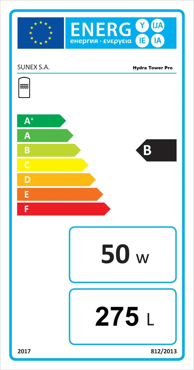 Energieeffizienzklasse für Kühlen