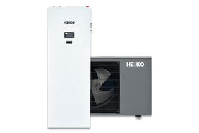 Heiko Thermal Plus 19 | 1-phasige 19 kW Monoblock Wärmepumpe Hydraulikmodul mit 250-L Warmwasserspeicher BAFA Heizen Kühlen Wifi A+++