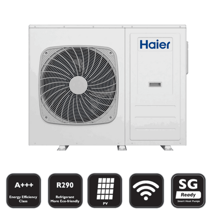 Haier Monoblock 10 kW Luft/Wasser Wärmepumpe HPM10-Nd2 R290 A+++