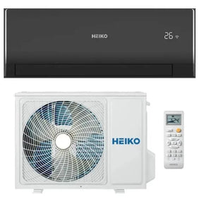 HEIKO ROSA BLACK 2,6 kW bis 6,2 kW Klimaanlage Single-Split Wandgeräte-Set WiFi A+++
