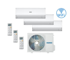 Klimaanlage HEIKO ROSA WHITE 3x 2,6 kW Multi-Split Wandgeräte-Set WiFi A++