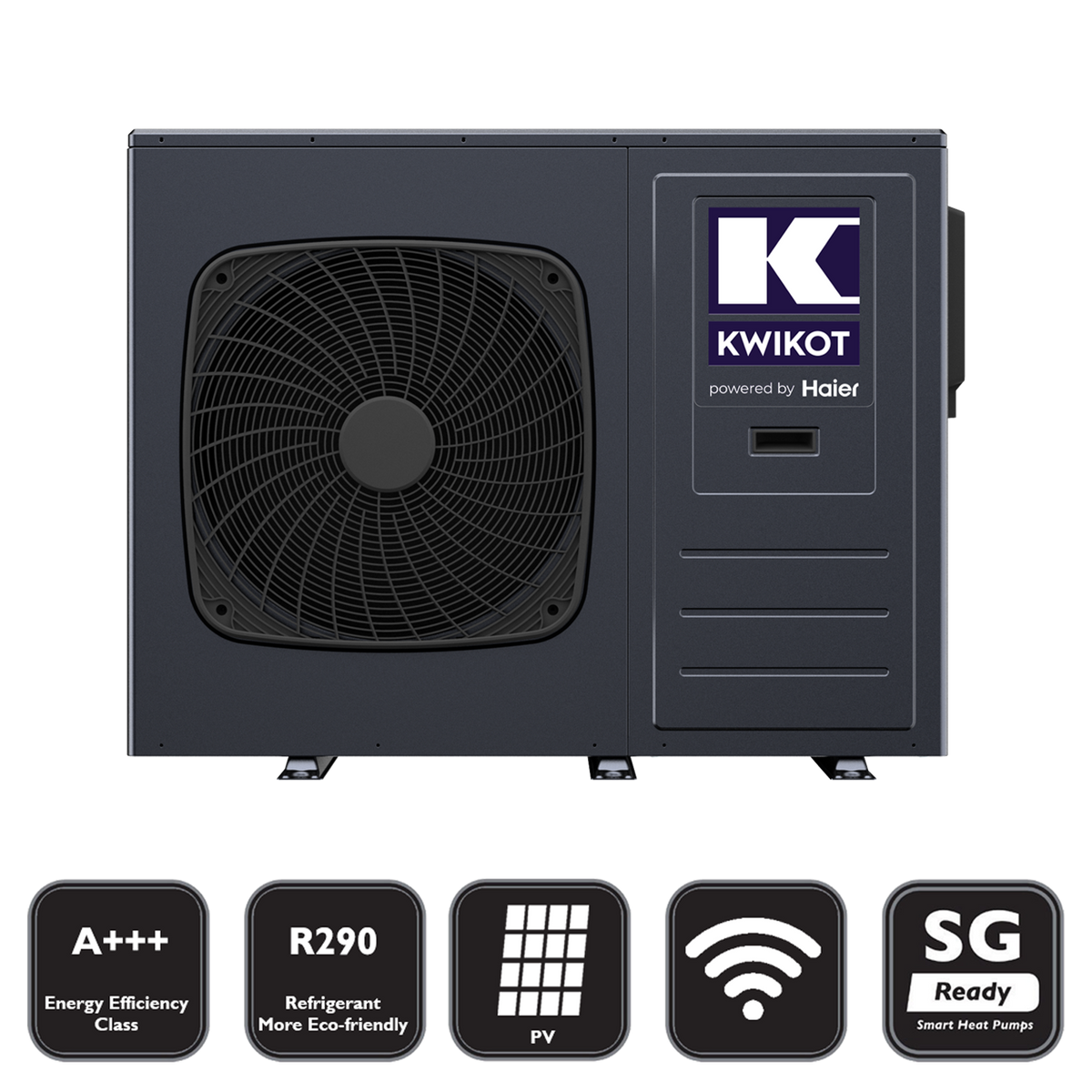 (Haier) Kwikot Luft/Wasser  Monoblock Wärmepumpe 8 KW R290 KAWM08-Nd2 A+++