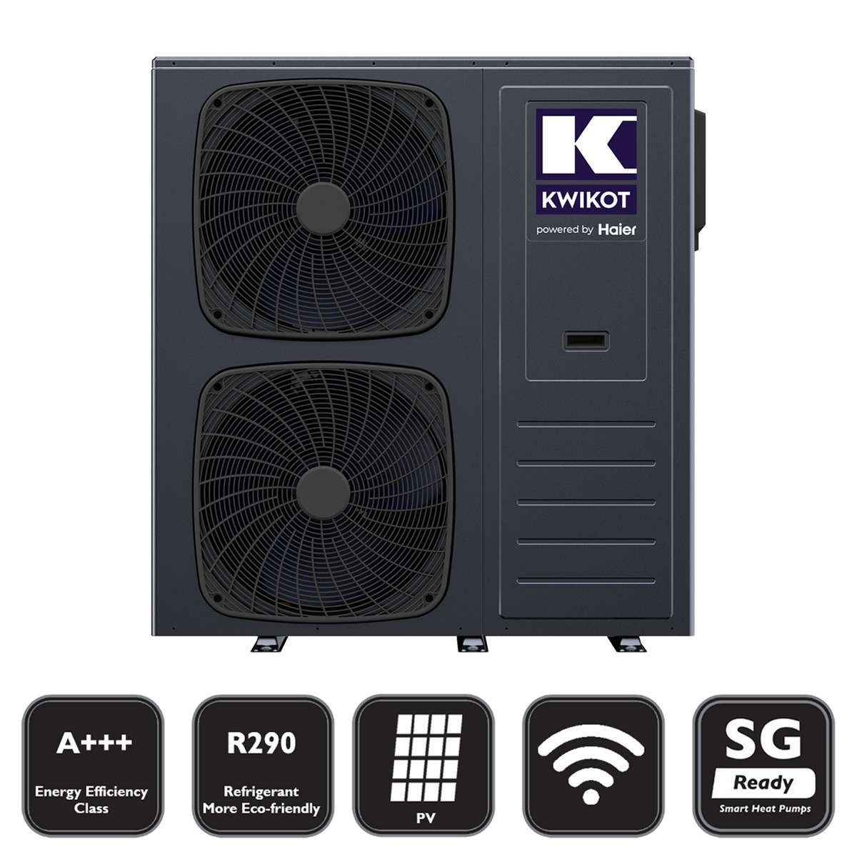 (Haier) Kwikot Luft/Wasser Monoblock Wärmepumpe 16 KW R290 HPM16-Nd2 A+++