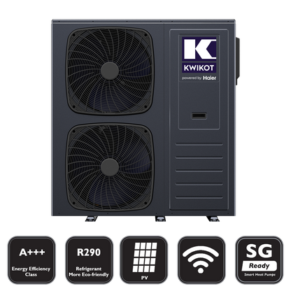 (Haier) Kwikot Luft/Wasser Monoblock Wärmepumpe 14 KW R290 HPM14-Nd2 A+++