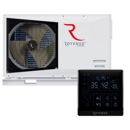 Rotenso Windmi  WIM100X1 Wärmepumpe Monoblock Luft-Wasser 10KW BAFA Wifi A+++, Heizen Kühlen
