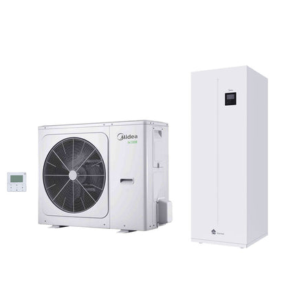 Midea Thermal Arctic Split heat pump MHA-V12W/D2RN8-B 12KW set + hydro module with 240-liter storage tank HBT-A160/240CDS90GN8-B A+++A++