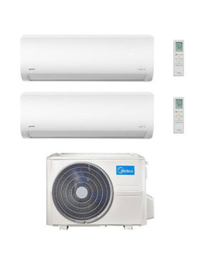 Klimaanlage Midea Xtreme Save Pro Dual Split Set 2X 2,5KW Multisplit MSAGBU-09HRFN8-ME R32