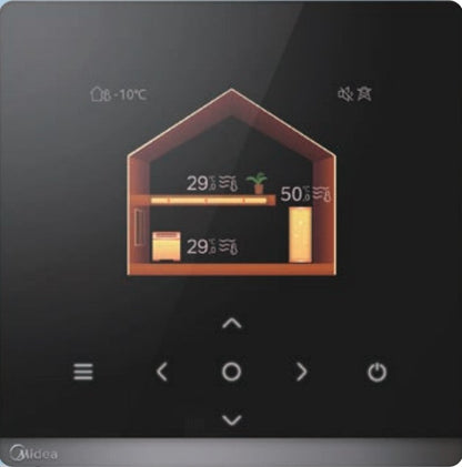 Midea MHC-V12WD2RN7-ER90 12kW monoblock heat pump R290 - buffer tank - domestic hot water tank