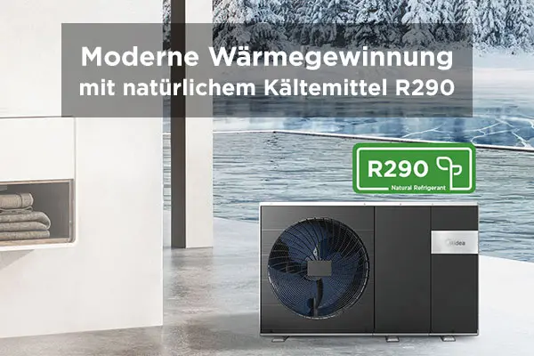 Midea MHC-V8WD2N7-E30 8kW Monoblock Air Water Heat Pump R290 1-Ph-230V A+++/A++