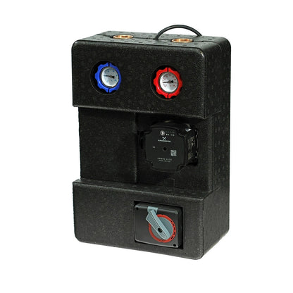 Pumpengruppe für Zentralheizung - GPO S Grundfos DN 25 - Dreiwege Mischventil mit Servomotor