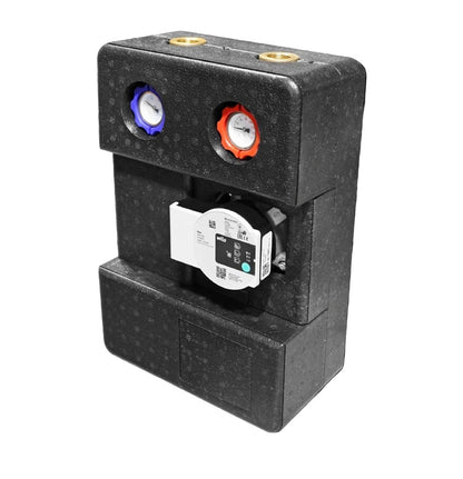 Pumpengruppe für Zentralheizung - Zweiwege GPO Wilo DN 25 - Heizkreisset ohne Mischventil