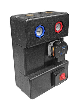 Pumpengruppe für Zentralheizung - Hydra GPO S DN 20 - mit Dreiwege Mischventil mit Servomotor