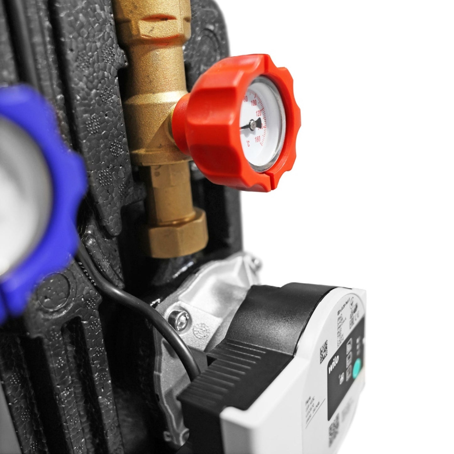 Pumpengruppe für Zentralheizung - Wilo GPO S DN 25 - Heizkreisset mit Dreiwege Mischventil mit Servomotor