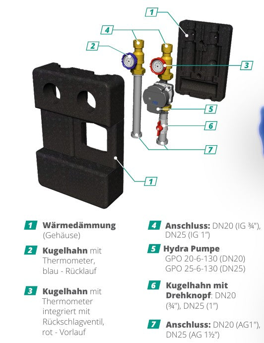 Sunex Wärmepumpe 18kW Komplettset NEXUS M18 EVI R32 Monoblock mit Brauchwasser und Pufferseicher