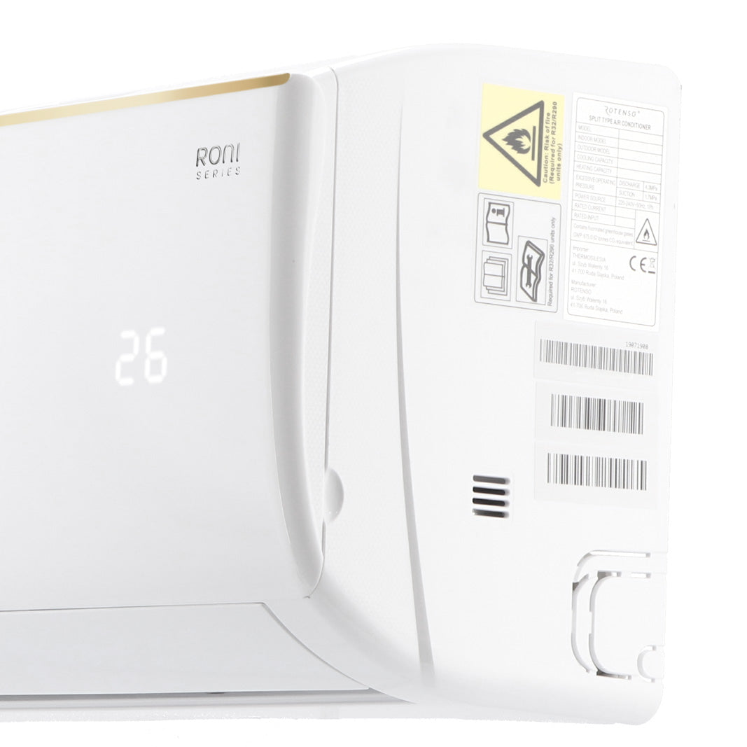Klimaanlage Rotenso Roni 2x 2,6kW 9000BTU - Dual-Split Wandgeräte-Set Digital Inverter WiFi A++