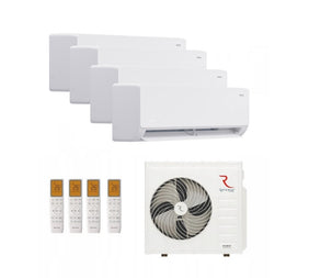 Klimaanlage Rotenso Roni 4x 2,6kW 9000BTU - Multi-Split Wandgeräte-Set Digital Inverter WiFi A++