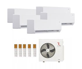 Klimaanlage Rotenso Roni 5x 2,6kW 9000BTU - Multi-Split Wandgeräte-Set Digital Inverter WiFi A++