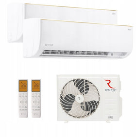 Klimaanlage Rotenso Roni 2x 3,5kW 12000BTU - Dual-Split Wandgeräte-Set Digital Inverter WiFi A++