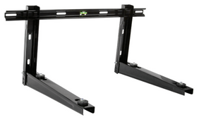 Wall bracket / wall console for air conditioners and heat pumps up to 150 kg Black