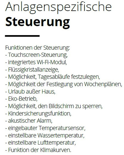 Rotenso Windmi Wärmepumpe Monoblock Luft-Wasser 12KW WIM120X3 BAFA Wifi A+++, Heizen Kühlen
