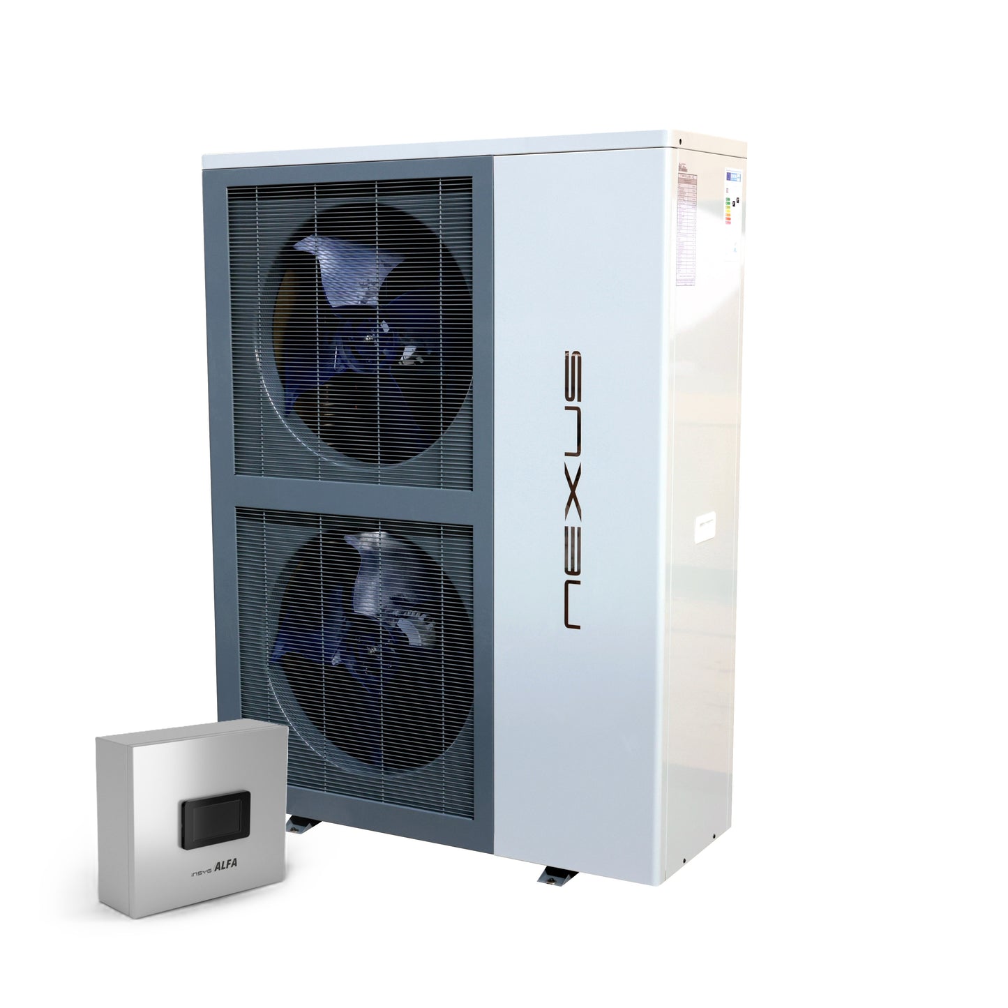 Sunex Wärmepumpe 35kW NEXUS M35 EVI R32 Monoblock optional Steuerungsmodul Insyg Cloud + Hydraulikmodul Hydra Box
