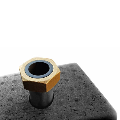 Heizkreisverteilerbalken für 2 Kreise - Verteilerbalken DN25 für Pumpengruppen - 2GPO DN25 125mm von Sunex