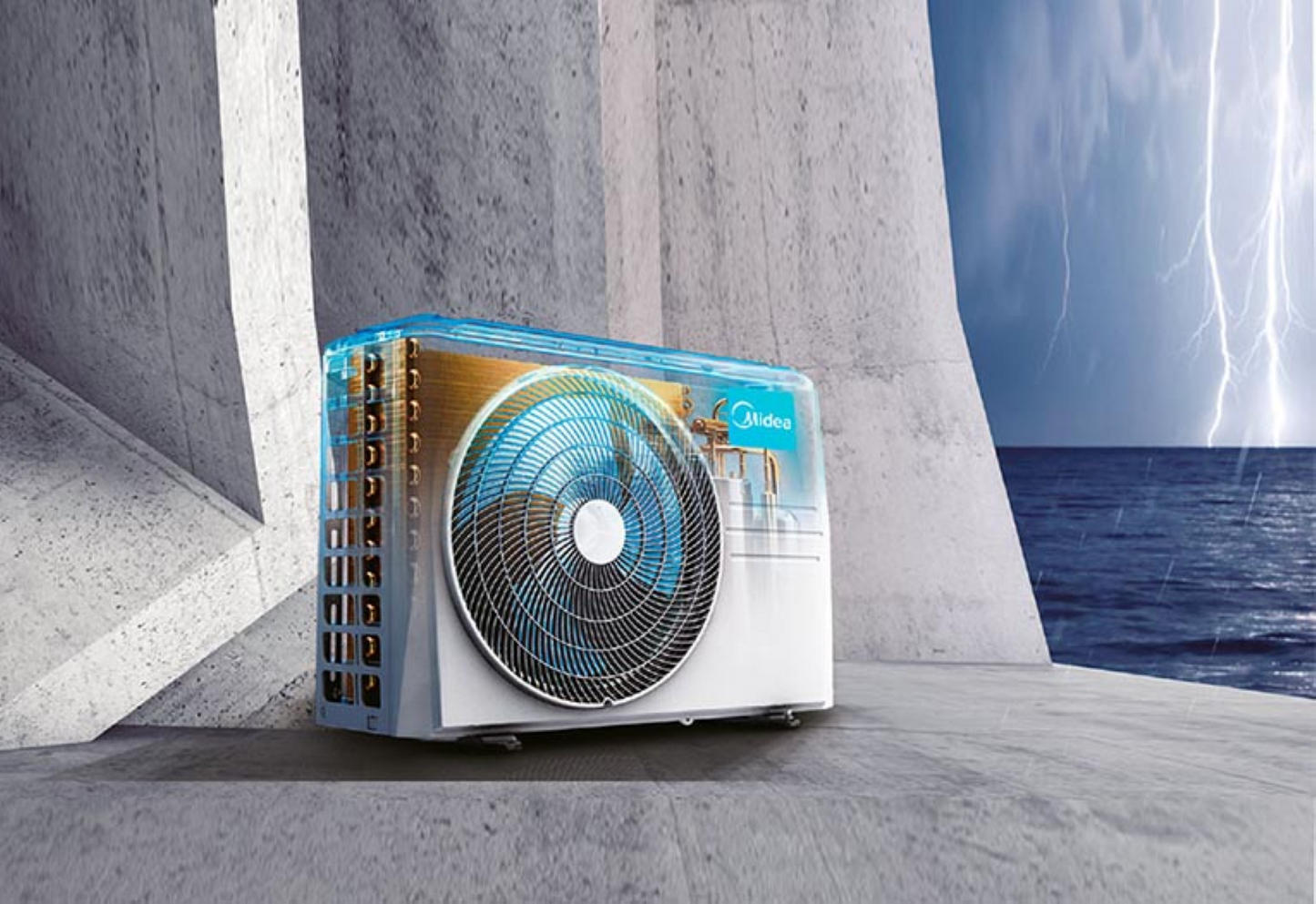 Klimaanlage Midea Xtreme Save Pro Single Split SET 7kW MSAGDU-24HRFN8-ME R32