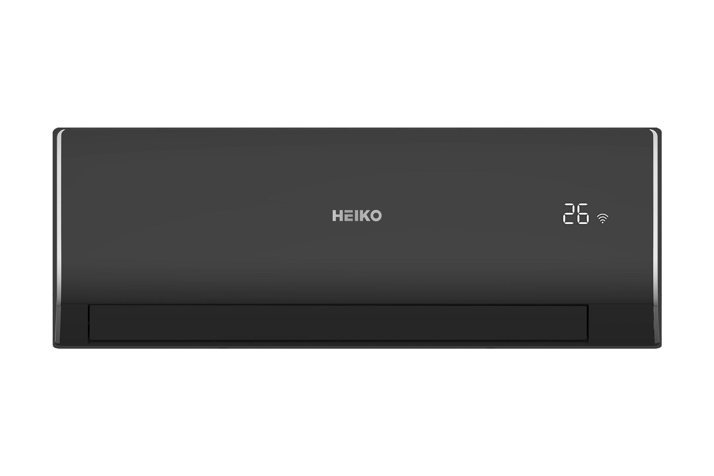 HEIKO ROSA BLACK 2,6 kW bis 6,2 kW Klimaanlage Single-Split Wandgeräte-Set WiFi A+++